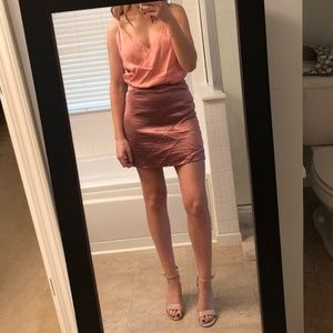 Express pink floral bodysuit